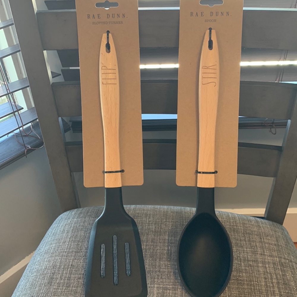 Rae Dunn Flip and Stir kitchen utensils - new